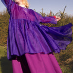 The Everything Tunic in Purple silk organza - House of Flint
