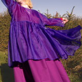 The Everything Tunic in Purple silk organza - House of Flint