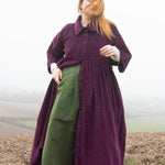The Hybrid Dress in purple corduroy - House of Flint
