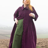 The Hybrid Dress in purple corduroy - House of Flint