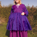 The Everything Tunic in Purple silk organza - House of Flint