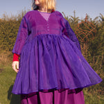The Everything Tunic in Purple silk organza - House of Flint
