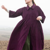 The Hybrid Dress in purple corduroy - House of Flint