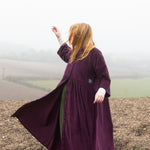 The Hybrid Dress in purple corduroy - House of Flint