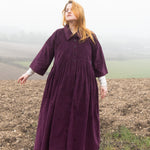 The Hybrid Dress in purple corduroy - House of Flint