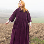 The Hybrid Dress in purple corduroy - House of Flint