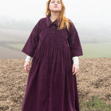 The Hybrid Dress in purple corduroy - House of Flint