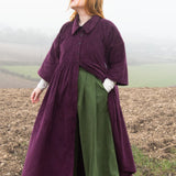 The Hybrid Dress in purple corduroy - House of Flint