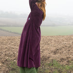 The Hybrid Dress in purple corduroy - House of Flint