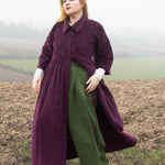 The Hybrid Dress in purple corduroy - House of Flint