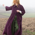 The Hybrid Dress in purple corduroy - House of Flint