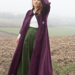 The Hybrid Dress in purple corduroy - House of Flint
