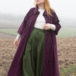 The Hybrid Dress in purple corduroy - House of Flint