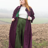 The Hybrid Dress in purple corduroy - House of Flint