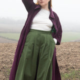 The Margo Trousers in Forest green twill - House of Flint