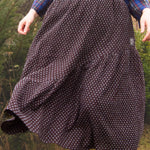 The Gathered Skirt in Cool Browns Cross Stitch Cotton - House of Flint