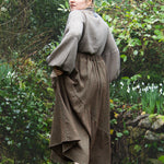 The Gathered Skirt in Pink Stitch Cotton - House of Flint