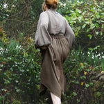 The Gathered Skirt in Pink Stitch Cotton - House of Flint