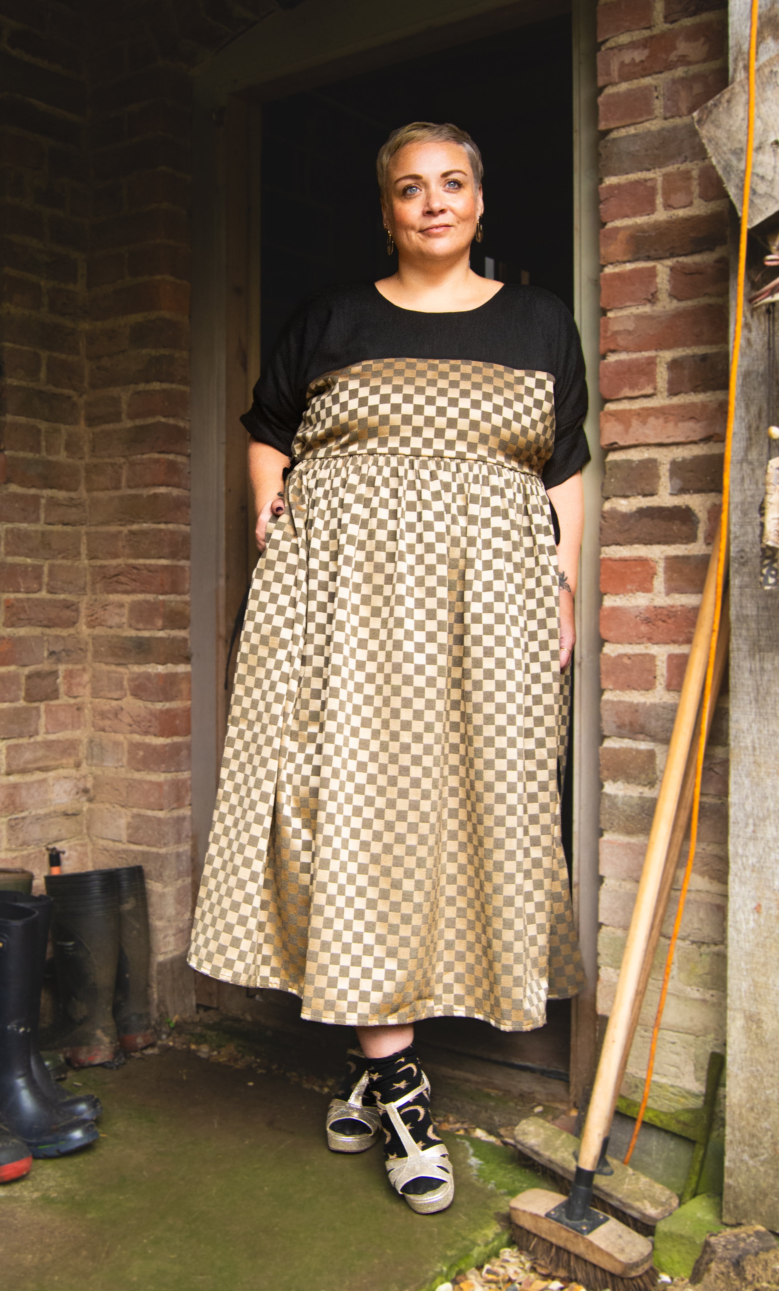 The Loop Dress - Chequerboard - House of Flint