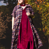 The Joan Dress in Burgundy Velvet