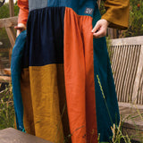 The Patchwork Everything Dress in Autumn linens - House of Flint