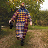 The Patchwork Everything Dress in Brushed checks