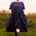 The Everything Dress in Navy Stripe - House of Flint