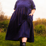 The Everything Dress in Navy Stripe - House of Flint