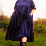 The Everything Dress in Navy Stripe - House of Flint