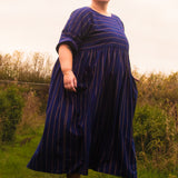 The Everything Dress in Navy Stripe - House of Flint