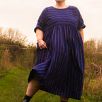 The Everything Dress in Navy Stripe - House of Flint