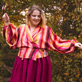 The Solstice Shirt in Sunset Stripe