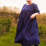 The Everything Dress in Navy Stripe - House of Flint