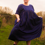 The Everything Dress in Navy Stripe - House of Flint