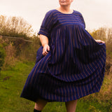 The Everything Dress in Navy Stripe - House of Flint