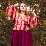 The Solstice Shirt in Sunset Stripe