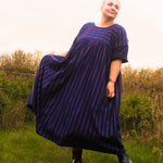 The Everything Dress in Navy Stripe - House of Flint