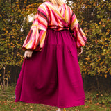 The Oak Skirt - Dark Rasberry double gauze