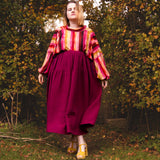 The Oak Skirt - Dark Rasberry double gauze