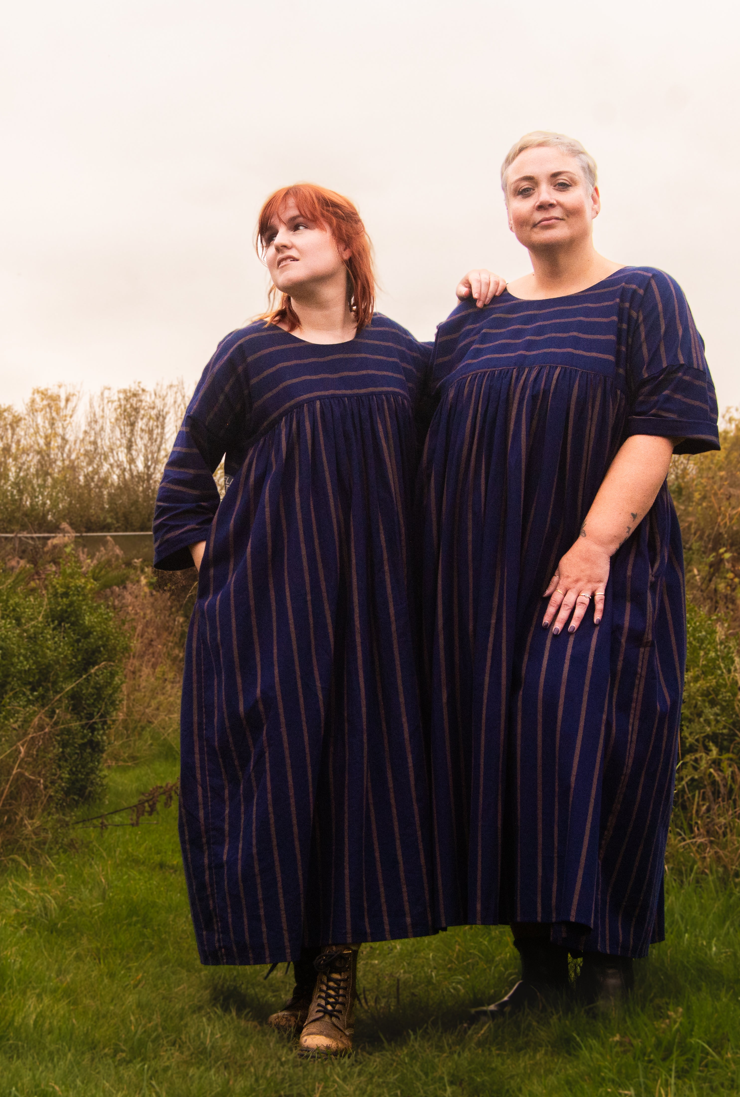 The Everything Dress in Navy Stripe - House of Flint