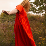 The Doddle Dress in Aperol