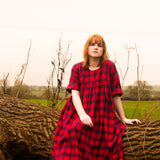 The Everything Dress in Red Check - House of Flint