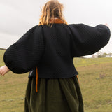 The Solstice Jacket in Midnight Quilt