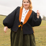 The Solstice Jacket in Midnight Quilt