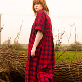 The Everything Dress in Red Check - House of Flint