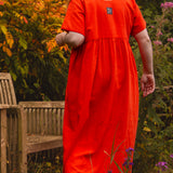 The Doddle Dress in Aperol