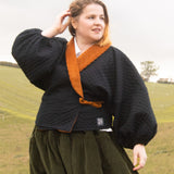 The Solstice Jacket in Midnight Quilt