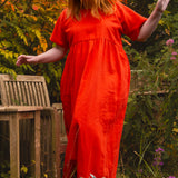 The Doddle Dress in Aperol
