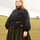 The Solstice Jacket in Midnight Quilt