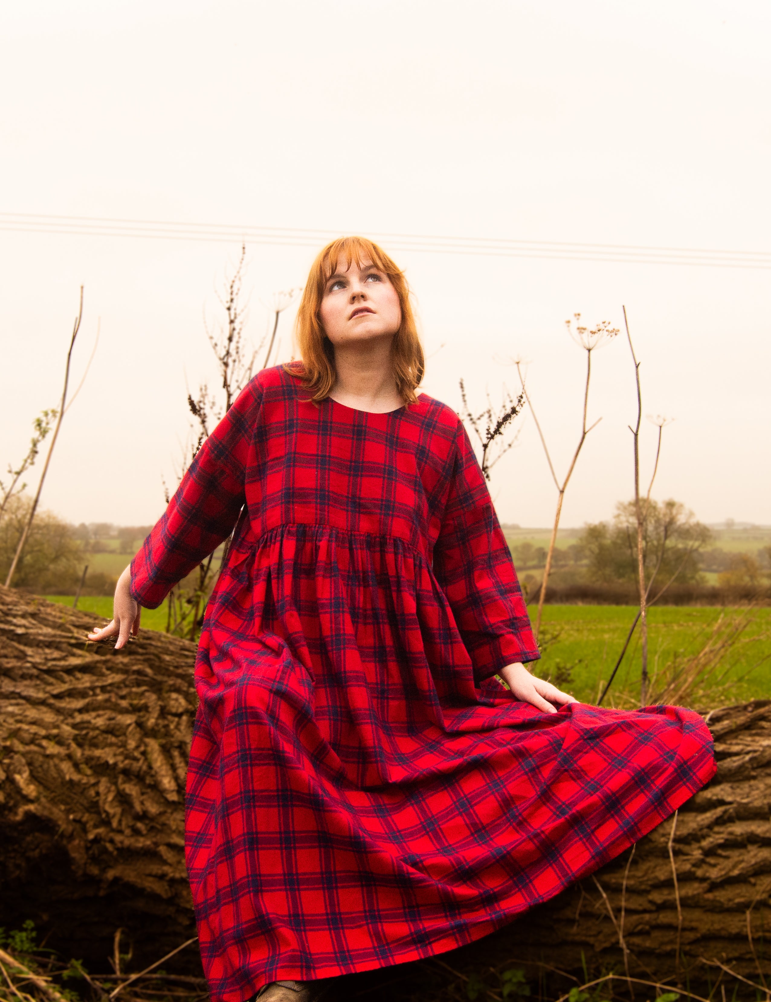 The Everything Dress in Red Check - House of Flint